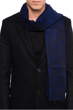 Scarf with an embroidered logo, zdjęcie 2 Scarf with an embroidered logo od Emporio Armani